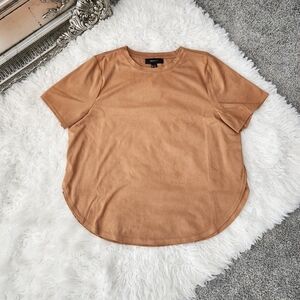 Forever 21 + Knit Top Tee Camel. Size 0X. New.